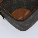 LOUIS VUITTON Monogram Compiegne 28 Clutch Bag M51845 LV Auth ki4398-9
