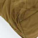 PRADA Quilted Chain Shoulder Bag Nylon Beige Auth ki4426-14