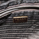 PRADA Quilted Chain Shoulder Bag Nylon Beige Auth ki4426-18