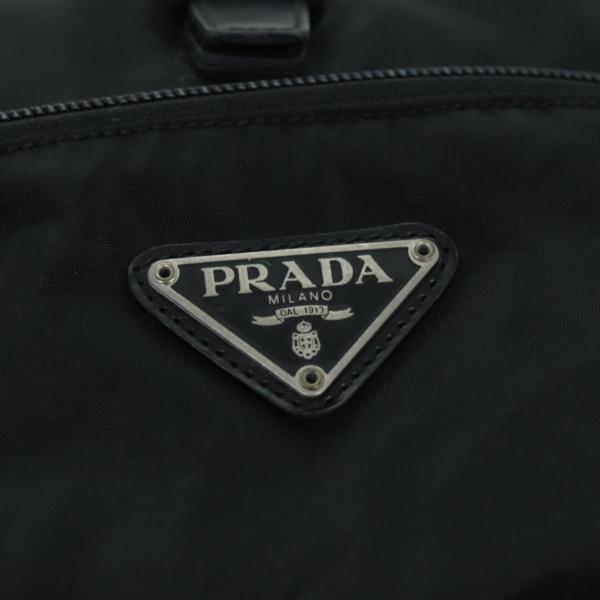 PRADA Backpack Nylon Black Auth ki4429