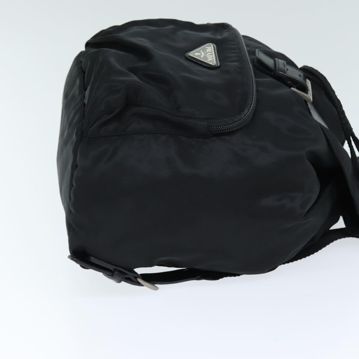 PRADA Backpack Nylon Black Auth ki4429