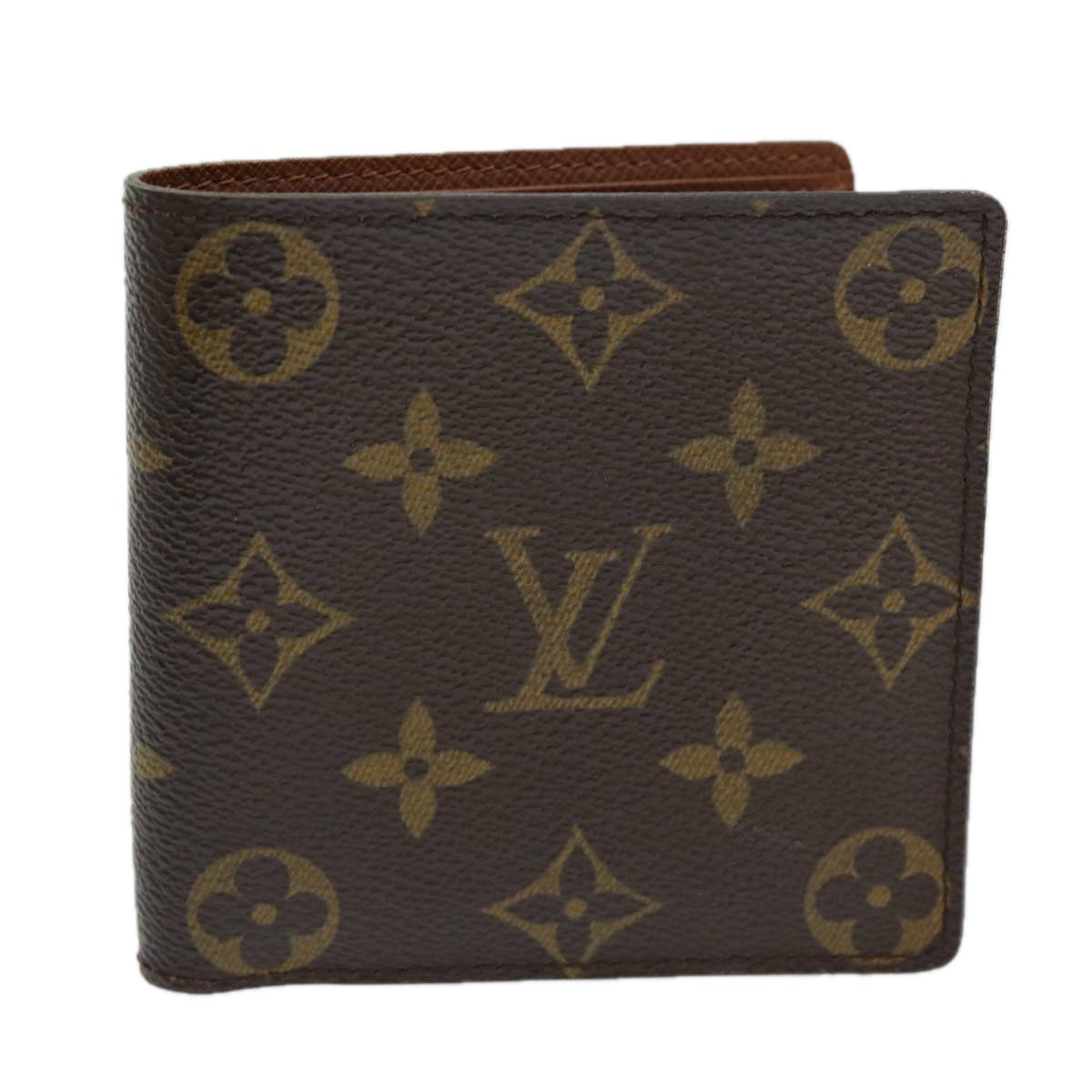 LOUIS VUITTON Monogram Portefeuille Marco Bifold Wallet M61675 LV Auth ki4437