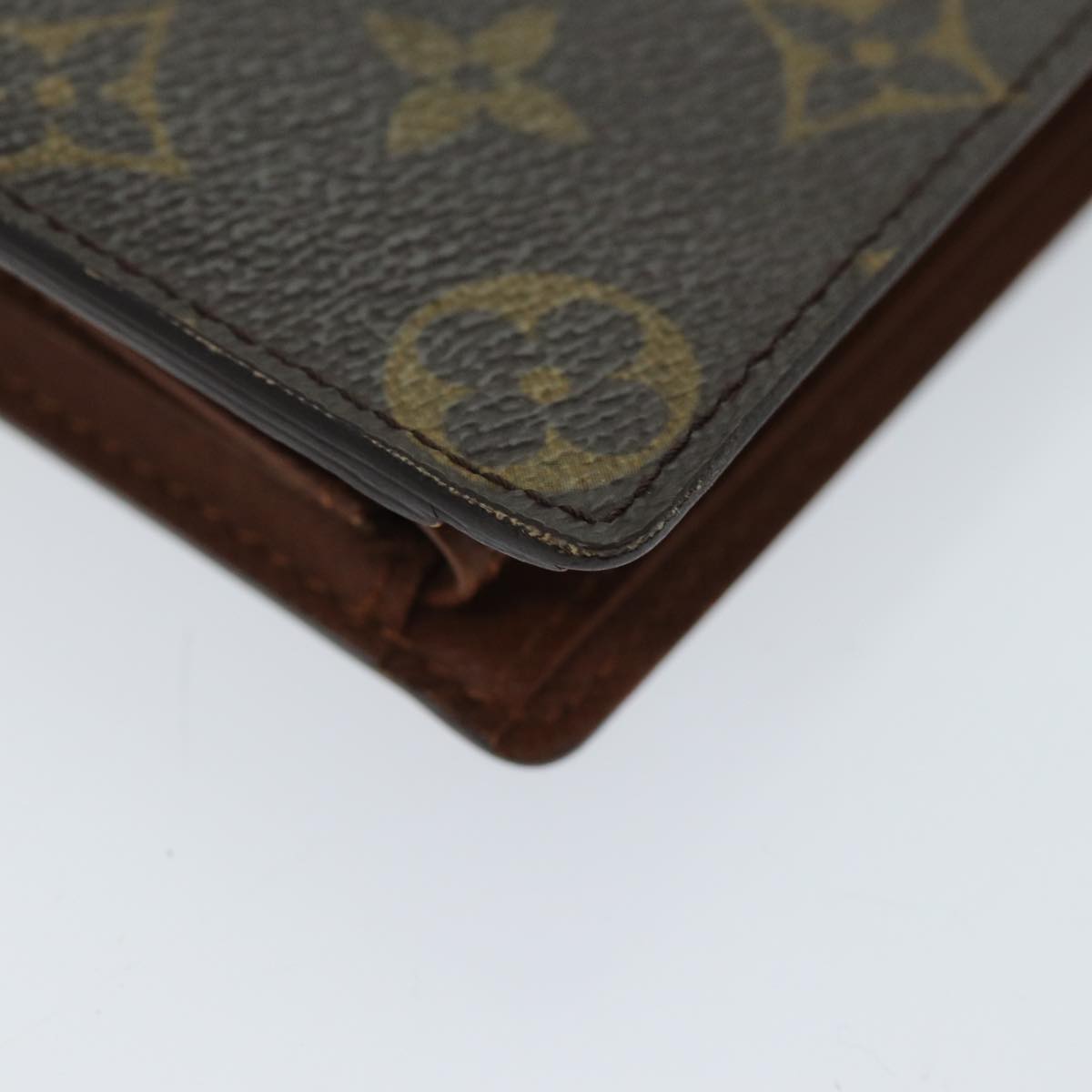 LOUIS VUITTON Monogram Portefeuille Marco Bifold Wallet M61675 LV Auth ki4437