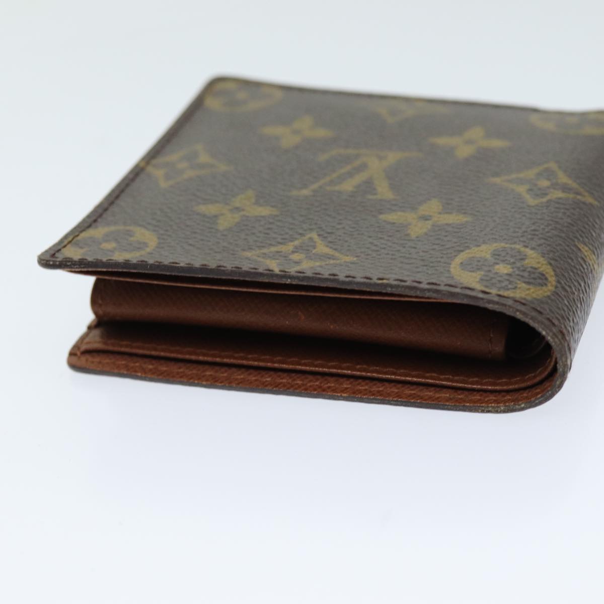 LOUIS VUITTON Monogram Portefeuille Marco Bifold Wallet M61675 LV Auth ki4437