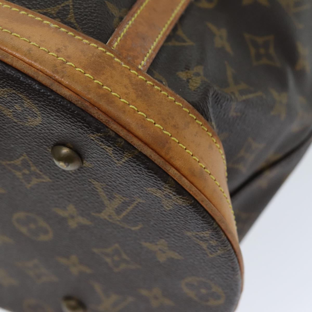 LOUIS VUITTON Monogram Bucket GM Shoulder Bag M42236 LV Auth ki4454