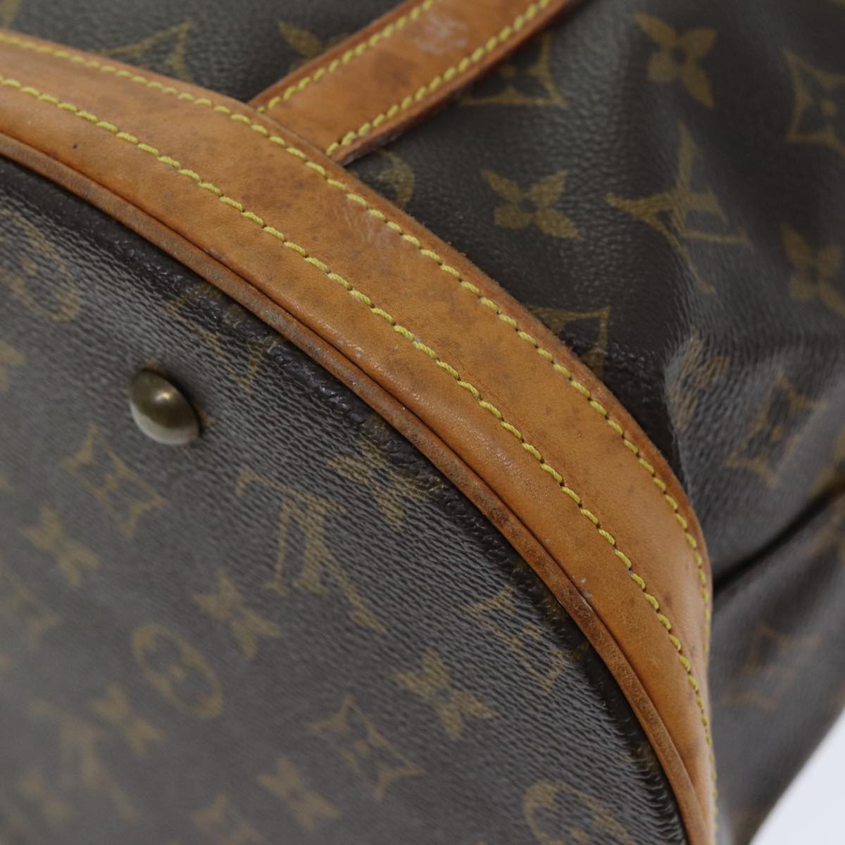 LOUIS VUITTON Monogram Bucket GM Shoulder Bag M42236 LV Auth ki4454