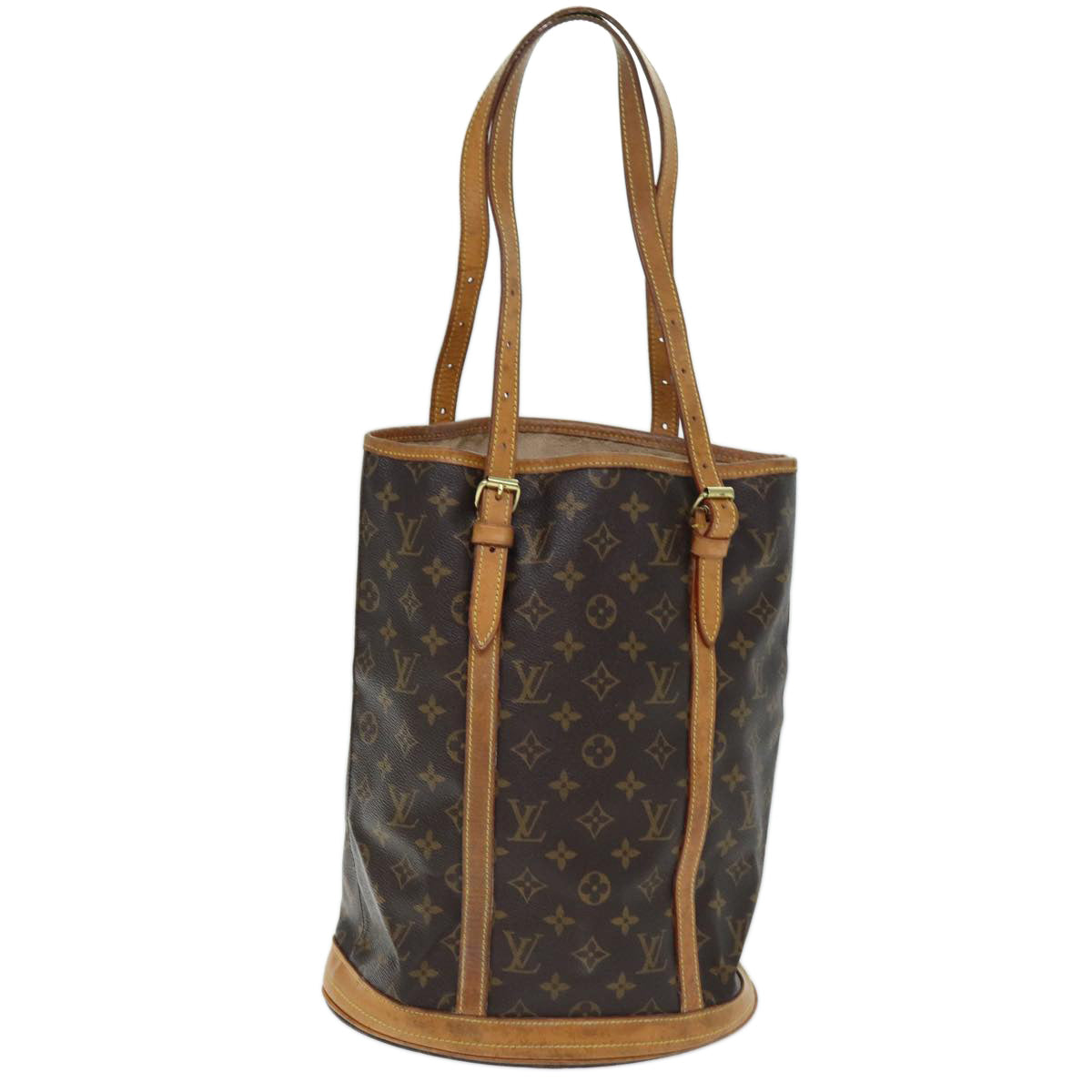 LOUIS VUITTON Monogram Bucket GM Shoulder Bag M42236 LV Auth ki4454