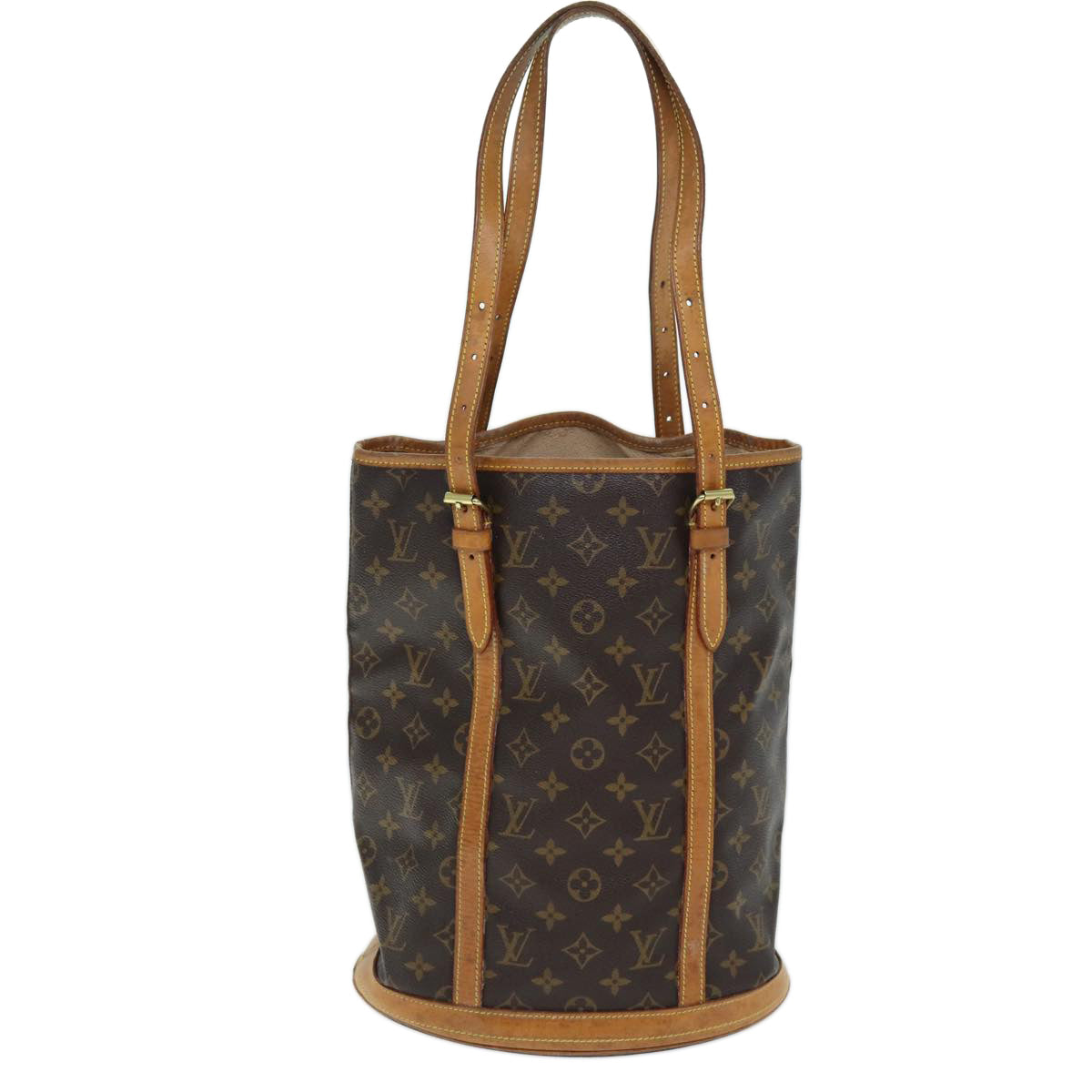 LOUIS VUITTON Monogram Bucket GM Shoulder Bag M42236 LV Auth ki4454