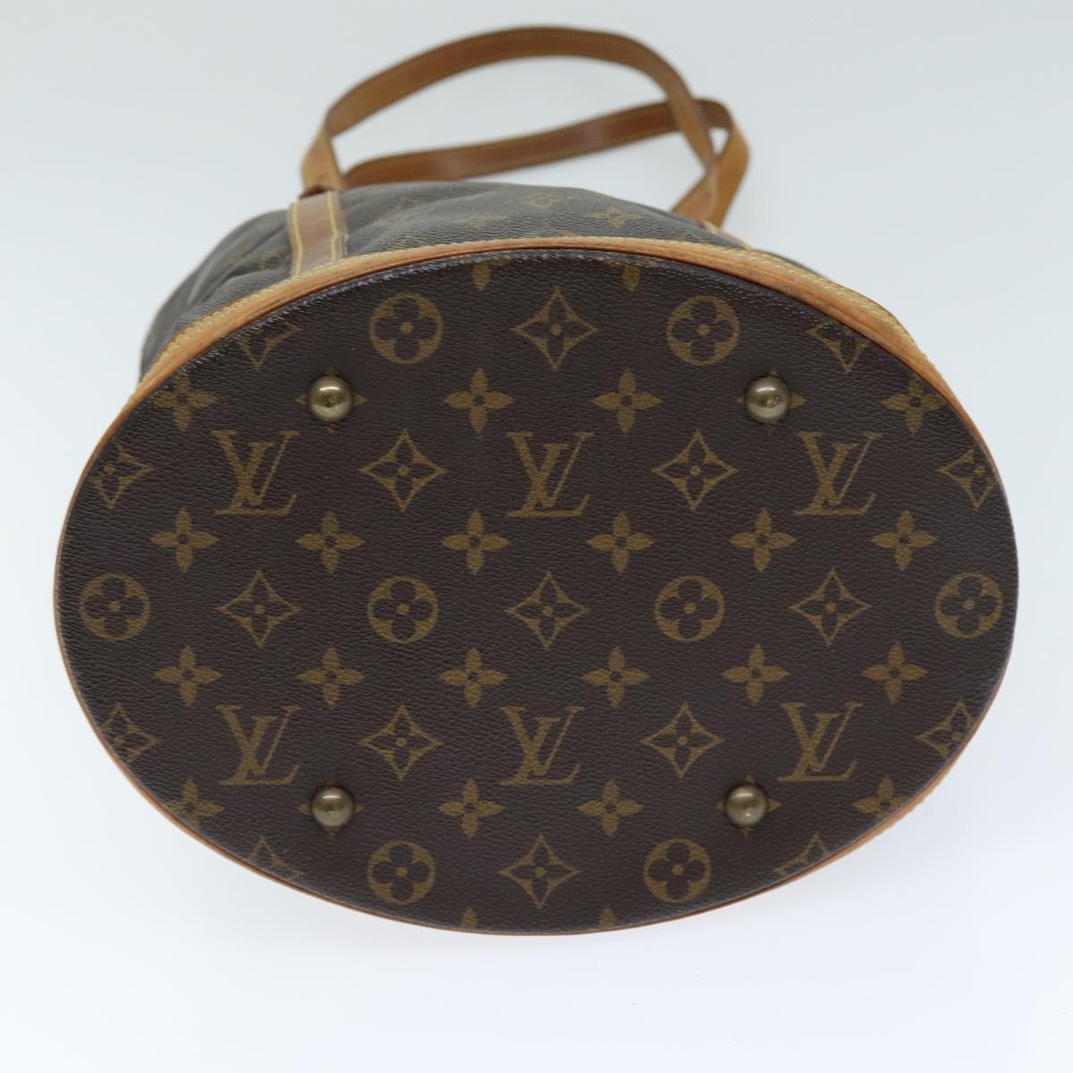 LOUIS VUITTON Monogram Bucket GM Shoulder Bag M42236 LV Auth ki4454