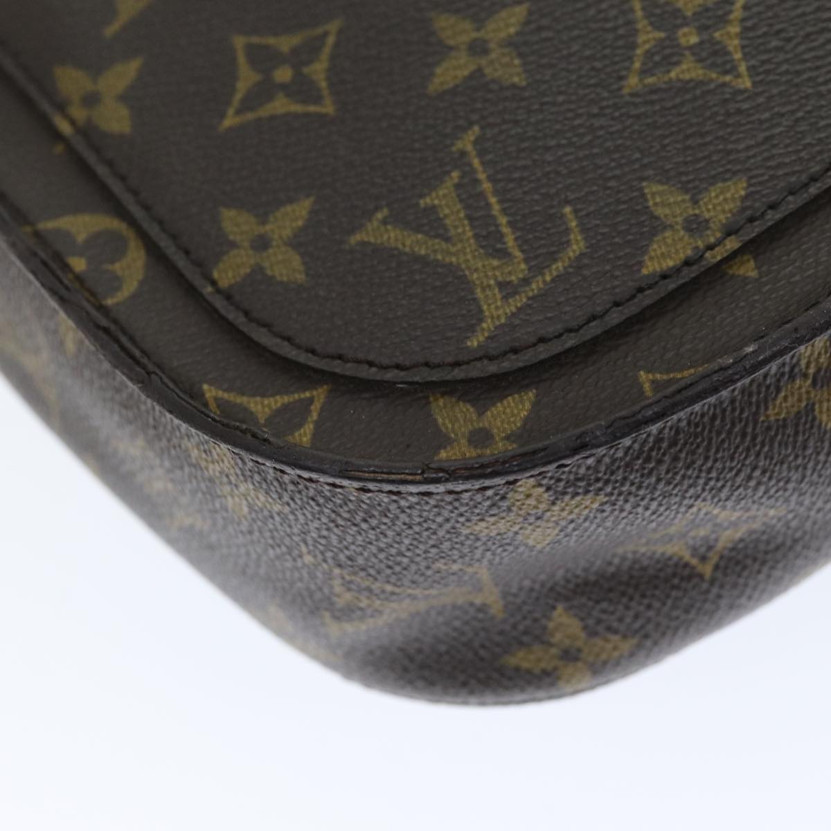 LOUIS VUITTON Monogram Saint Cloud GM Shoulder Bag M51242 LV Auth ki4456