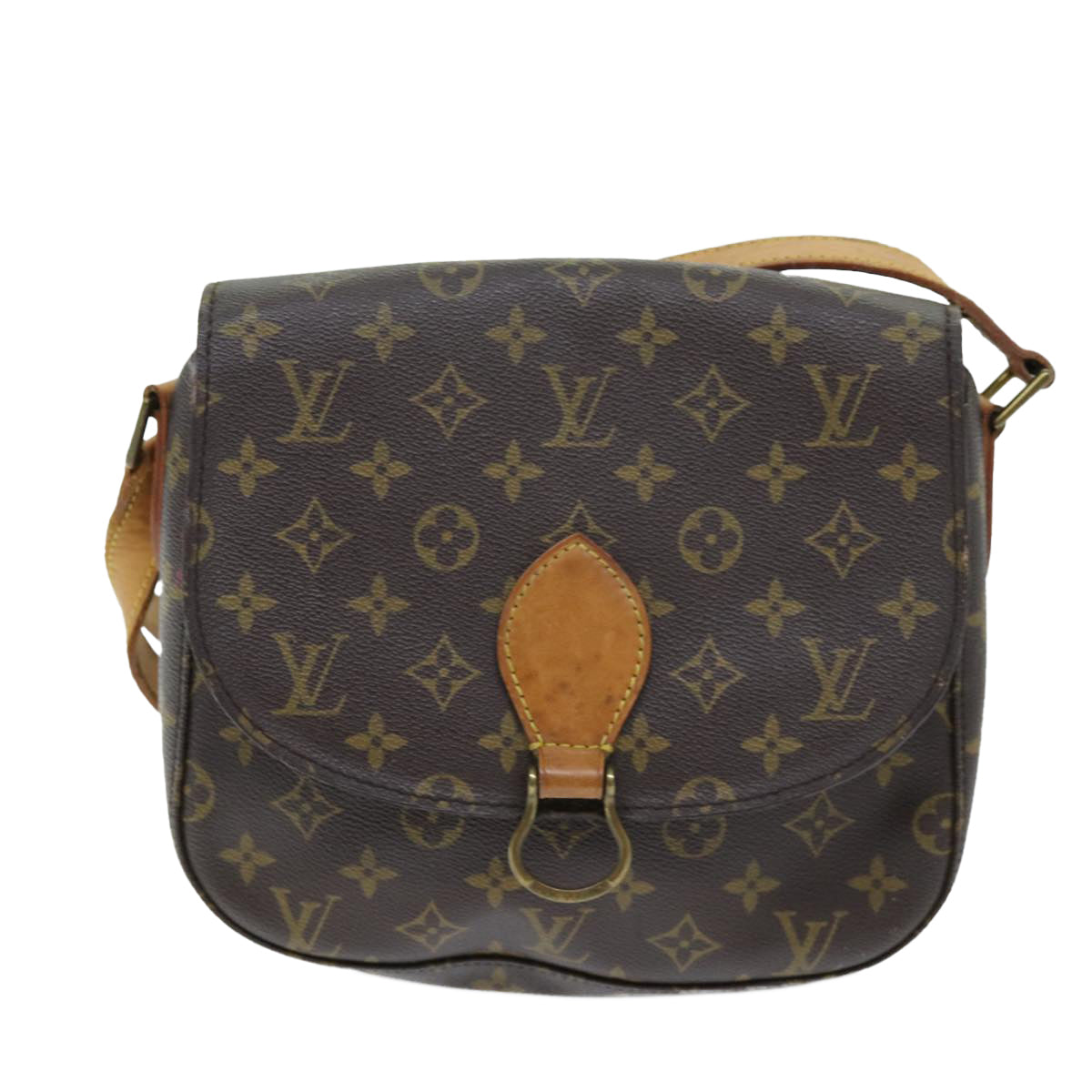 LOUIS VUITTON Monogram Saint Cloud GM Shoulder Bag M51242 LV Auth ki4456