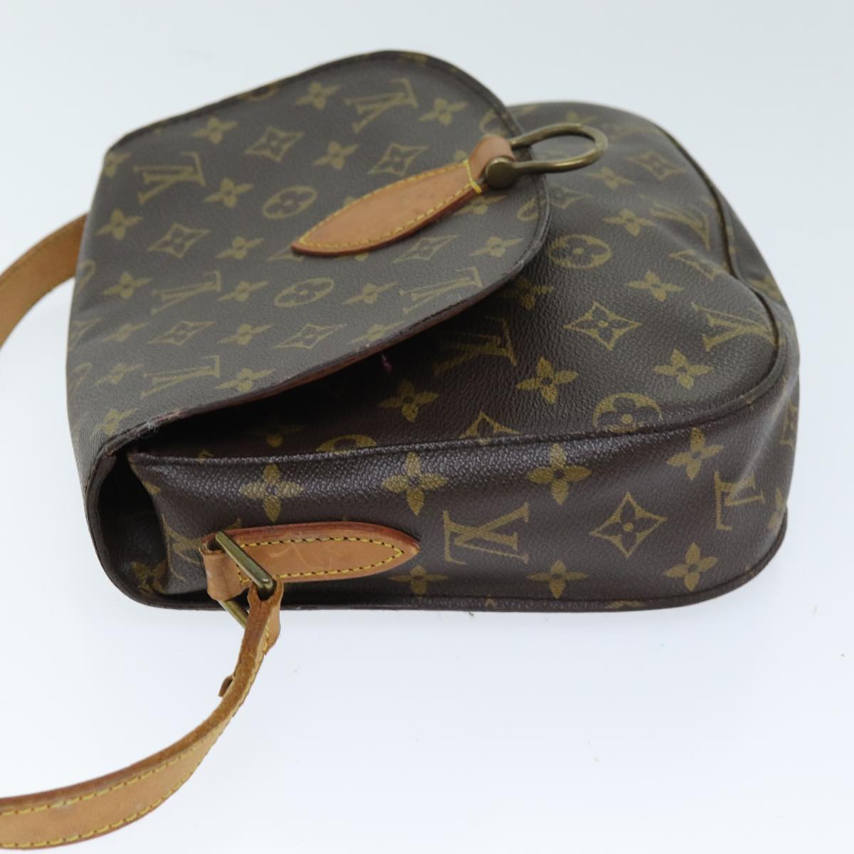 LOUIS VUITTON Monogram Saint Cloud GM Shoulder Bag M51242 LV Auth ki4456