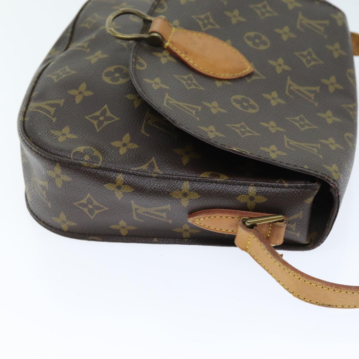 LOUIS VUITTON Monogram Saint Cloud GM Shoulder Bag M51242 LV Auth ki4456