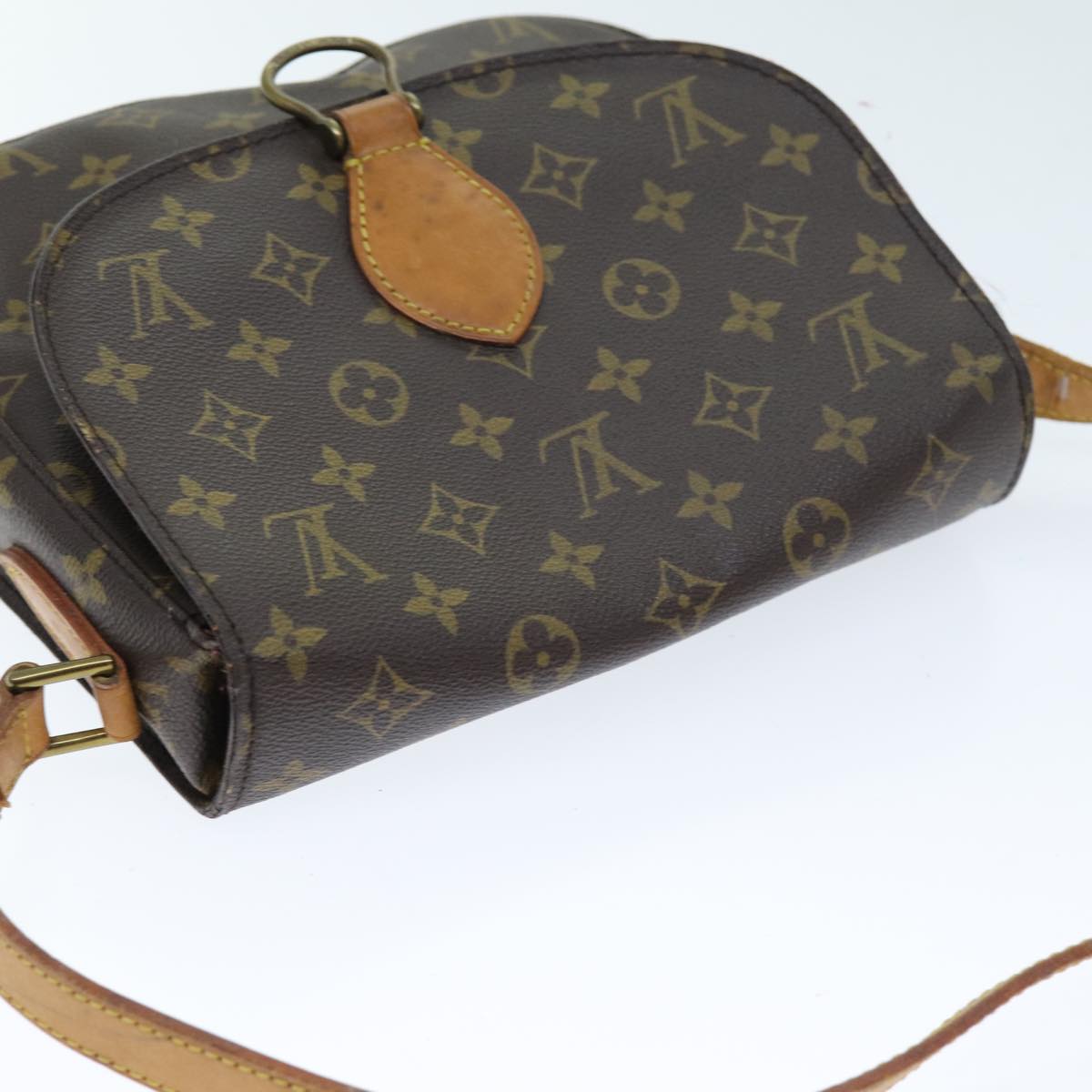 LOUIS VUITTON Monogram Saint Cloud GM Shoulder Bag M51242 LV Auth ki4456