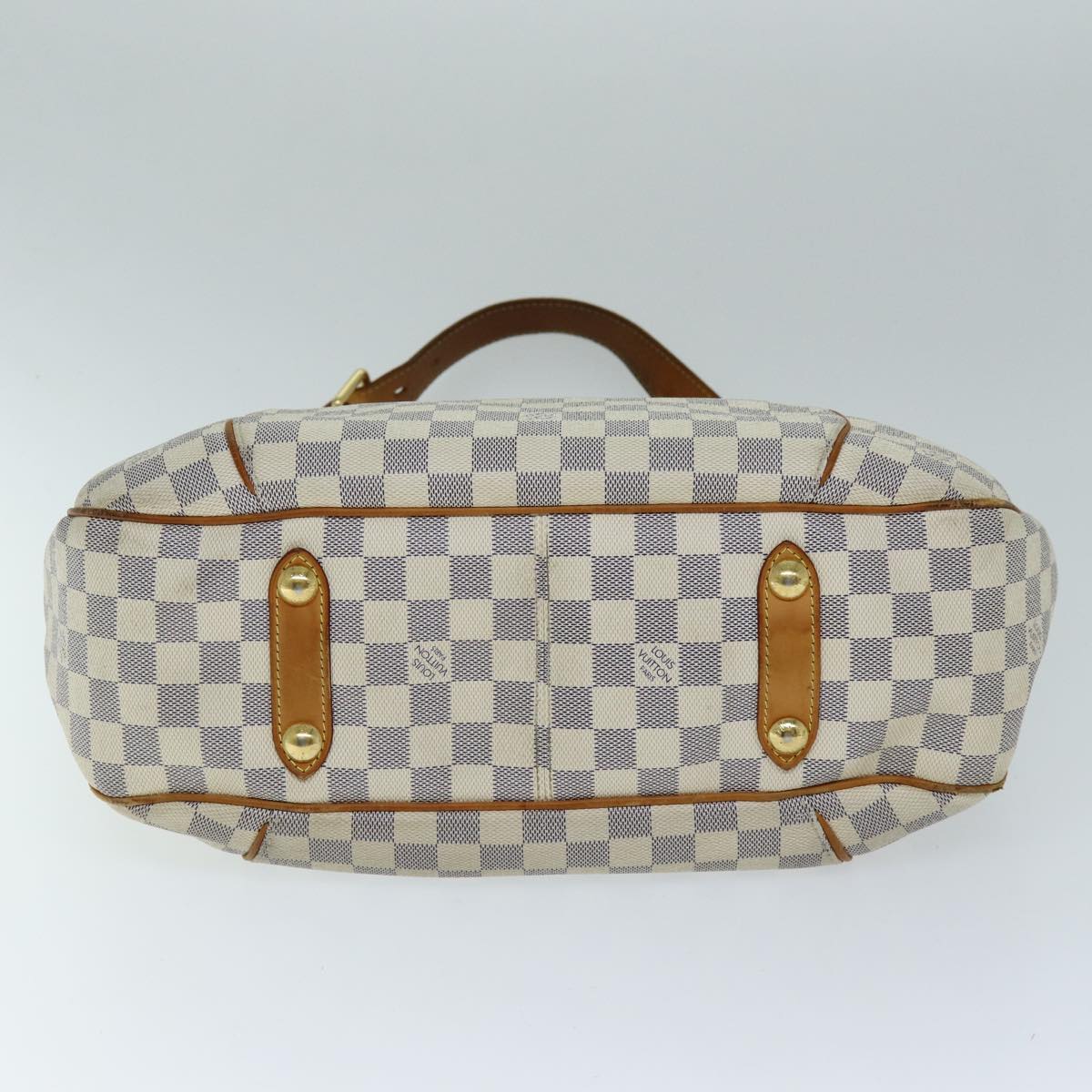 LOUIS VUITTON Damier Azur Galliera GM Shoulder Bag N55216 LV Auth ki4458