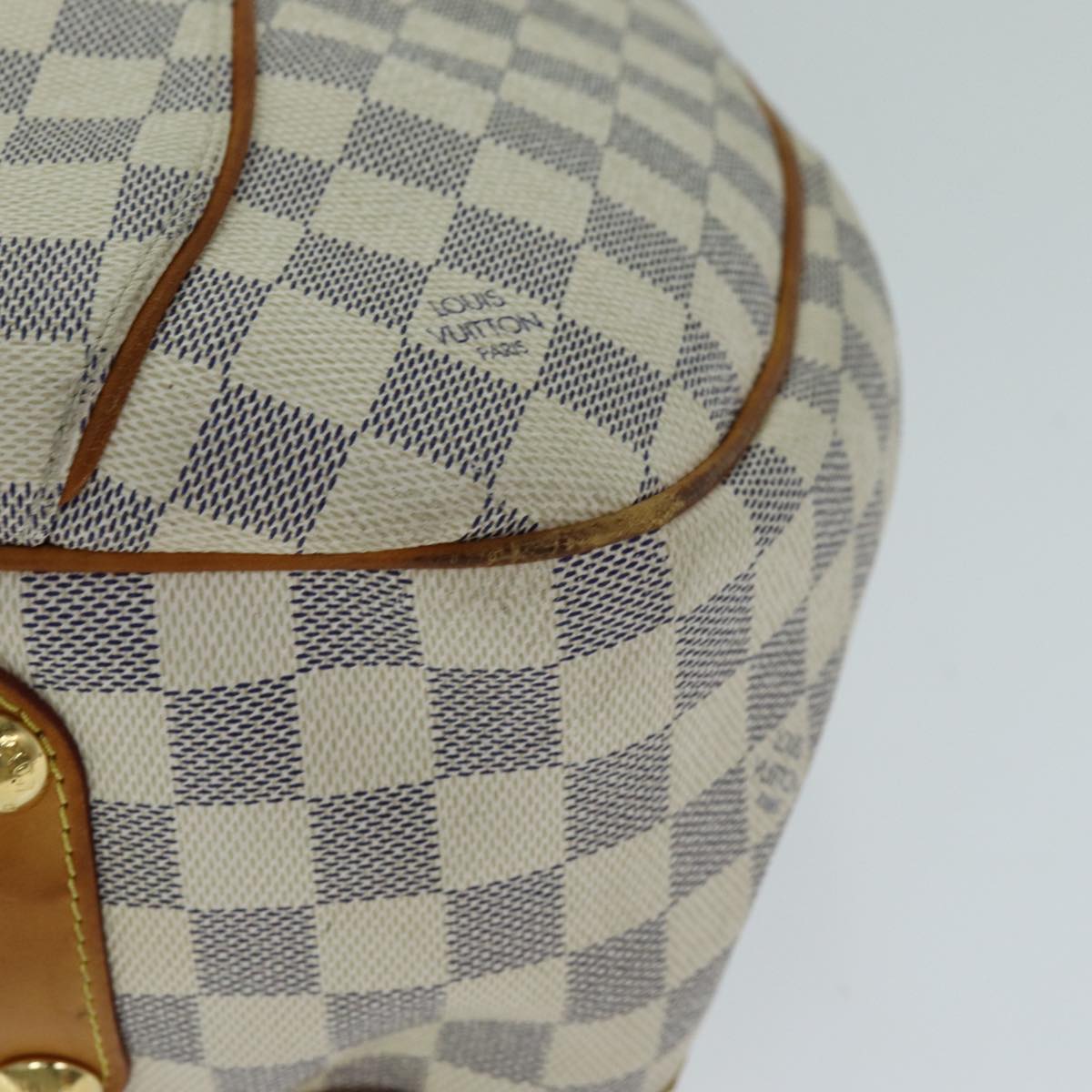 LOUIS VUITTON Damier Azur Galliera GM Shoulder Bag N55216 LV Auth ki4458