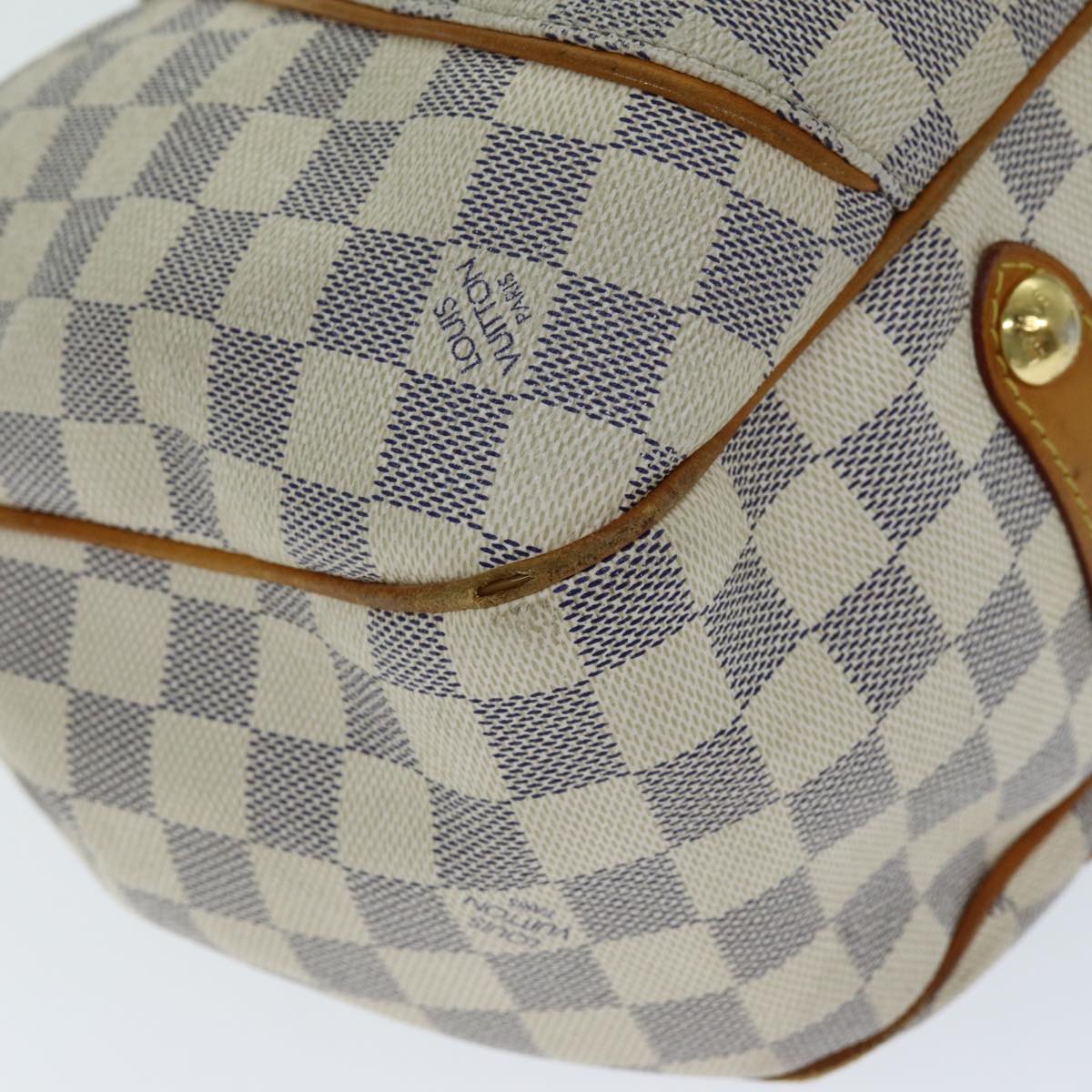 LOUIS VUITTON Damier Azur Galliera GM Shoulder Bag N55216 LV Auth ki4458