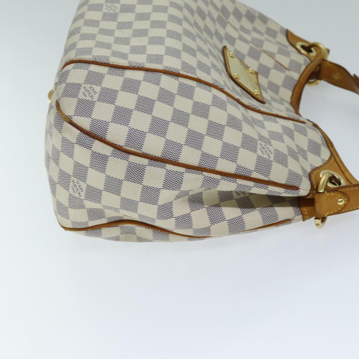 LOUIS VUITTON Damier Azur Galliera GM Shoulder Bag N55216 LV Auth ki4458