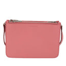 BURBERRY Shoulder Bag Leather Pink Auth ki4506V-13