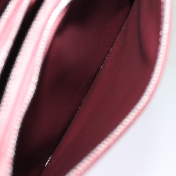 BURBERRY Shoulder Bag Leather Pink Auth ki4506V