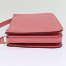 BURBERRY Shoulder Bag Leather Pink Auth ki4506V-4