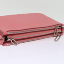 BURBERRY Shoulder Bag Leather Pink Auth ki4506V-6