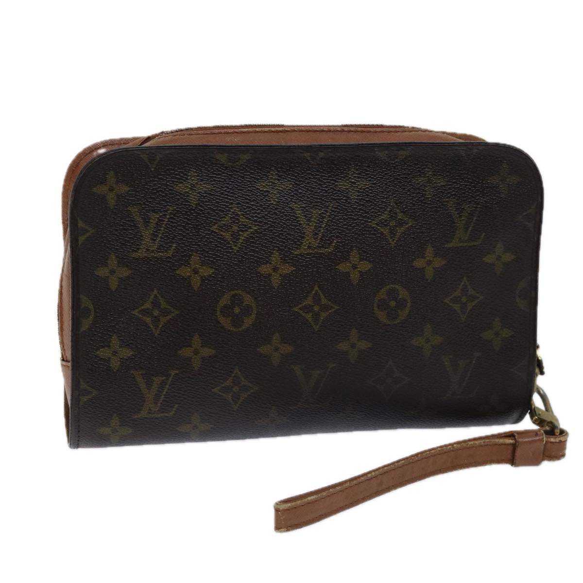 LOUIS VUITTON Monogram Orsay Clutch Bag M51790 LV Auth ki4511