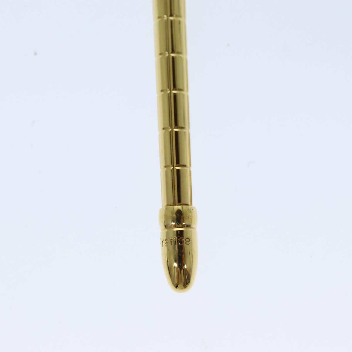 LOUIS VUITTON Styro Agenda Ballpoint Pen metal Gold Tone LV Auth ki4516