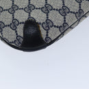 GUCCI GG Supreme Sherry Line Shoulder Bag PVC Navy Red 39 02 026 Auth ki4524-16