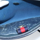 GUCCI GG Supreme Sherry Line Shoulder Bag PVC Navy Red 39 02 026 Auth ki4524-22