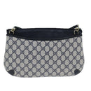 GUCCI GG Supreme Sherry Line Shoulder Bag PVC Navy Red 39 02 026 Auth ki4524-2