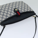 GUCCI GG Supreme Sherry Line Shoulder Bag PVC Navy Red 39 02 026 Auth ki4524-6