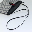 GUCCI GG Supreme Sherry Line Shoulder Bag PVC Navy Red 39 02 026 Auth ki4524-7