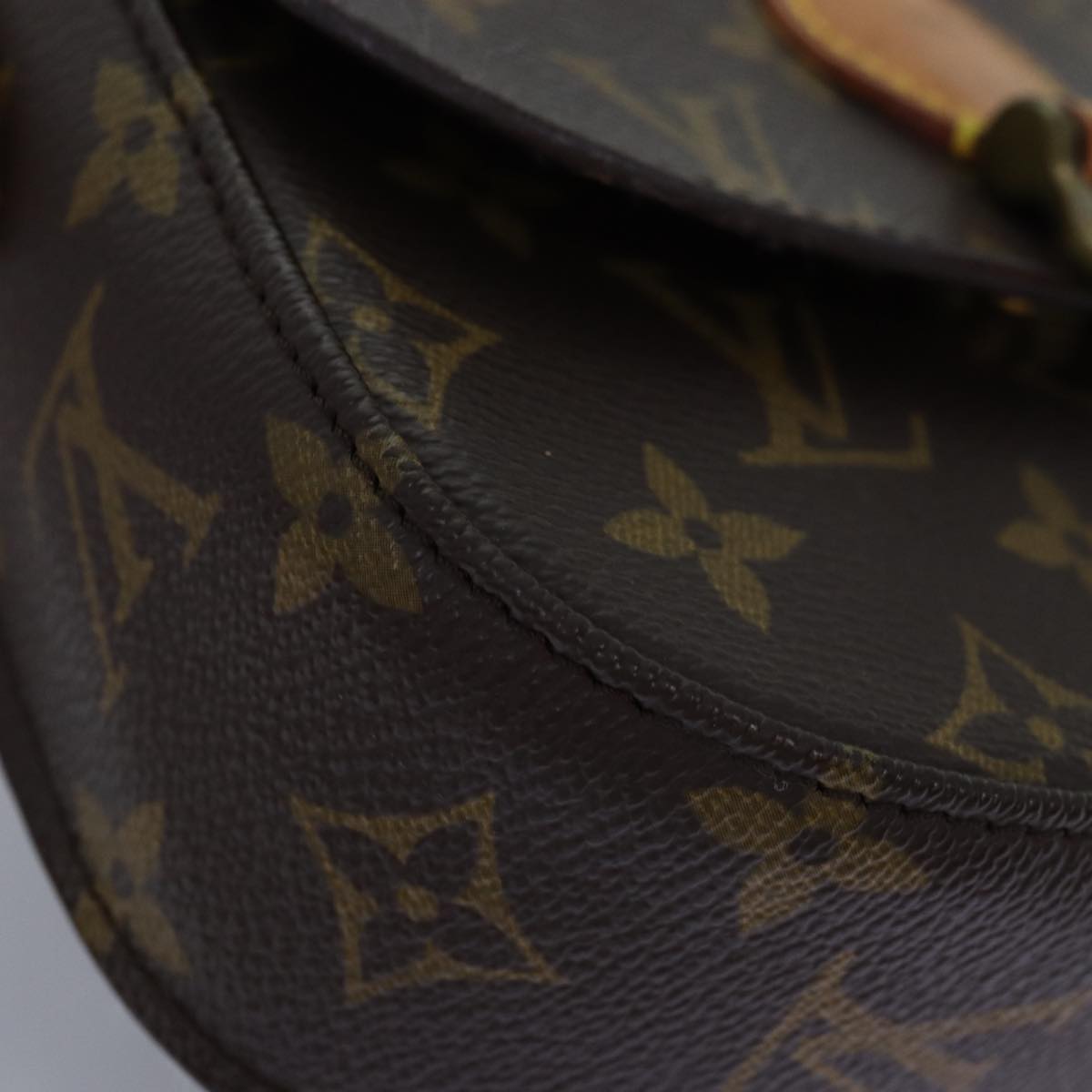 LOUIS VUITTON Monogram Saint Cloud PM Shoulder Bag M51244 Auth ki4525