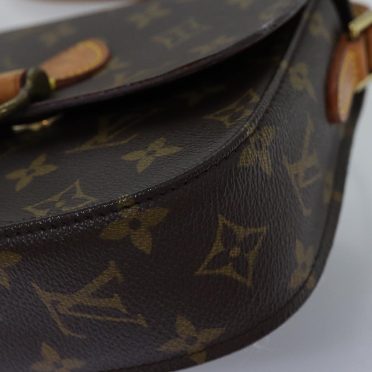 LOUIS VUITTON Monogram Saint Cloud PM Shoulder Bag M51244 Auth ki4525