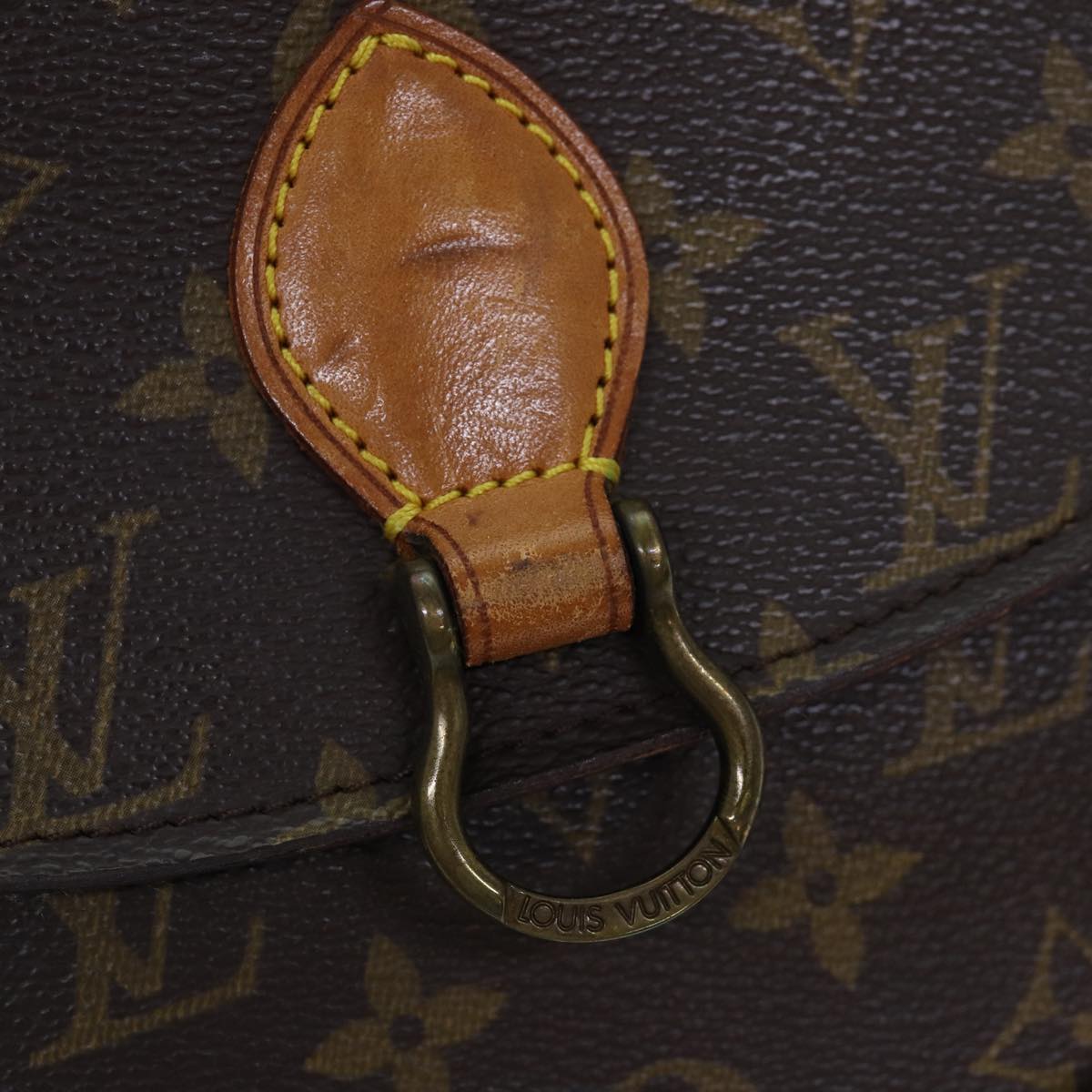 LOUIS VUITTON Monogram Saint Cloud PM Shoulder Bag M51244 Auth ki4525