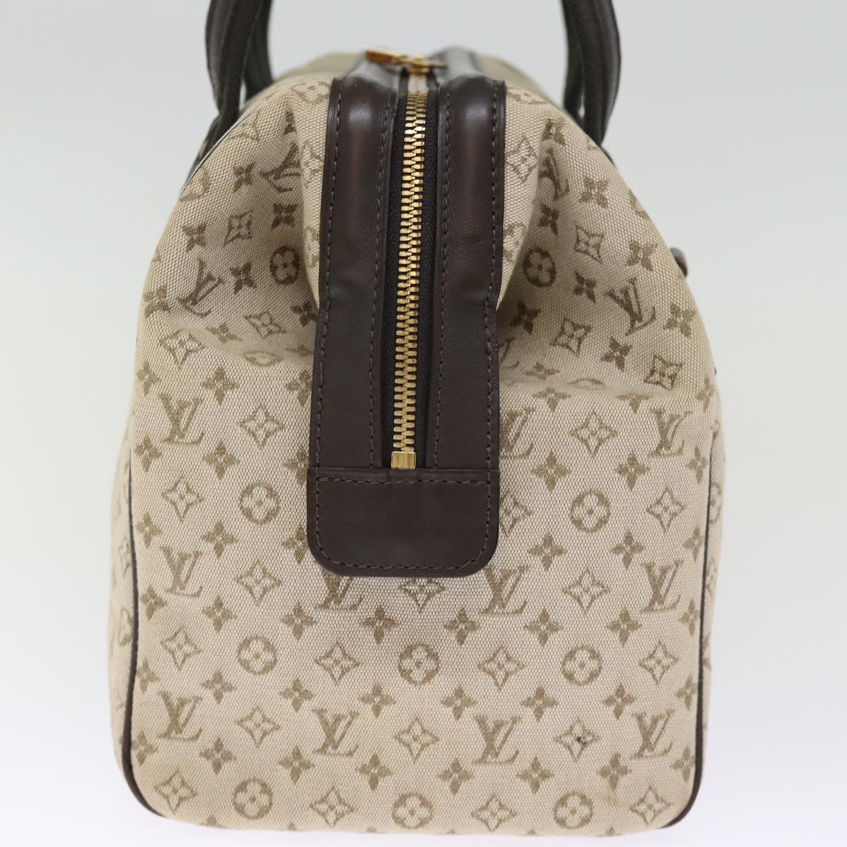 LOUIS VUITTON Monogram Mini Josephine GM Hand Bag Khaki M92310 LV Auth ki4533