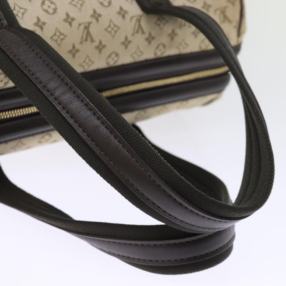 LOUIS VUITTON Monogram Mini Josephine GM Hand Bag Khaki M92310 LV Auth ki4533