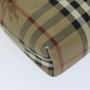 Burberrys Nova Check Shoulder Bag PVC Leather Auth ki4534-14