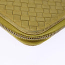BOTTEGA VENETA INTRECCIATO Organizer Wallet Leather Yellow Auth ki4541-16