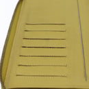 BOTTEGA VENETA INTRECCIATO Organizer Wallet Leather Yellow Auth ki4541-21