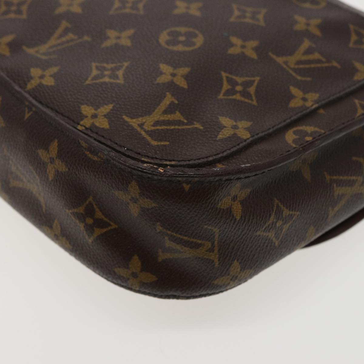 LOUIS VUITTON Monogram Saint Cloud GM Shoulder Bag M51242 LV Auth ki4549