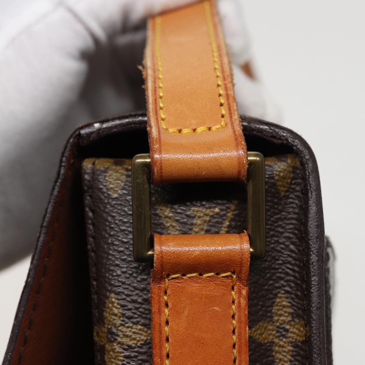 LOUIS VUITTON Monogram Saint Cloud GM Shoulder Bag M51242 LV Auth ki4549