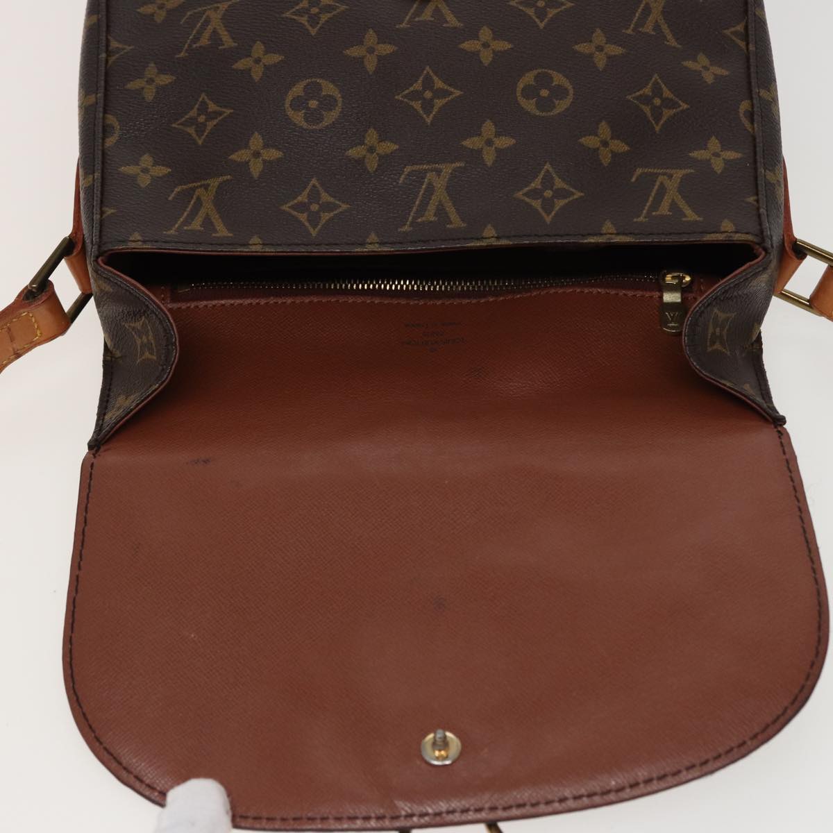 LOUIS VUITTON Monogram Saint Cloud GM Shoulder Bag M51242 LV Auth ki4549