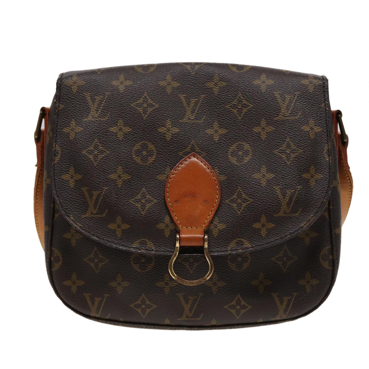 LOUIS VUITTON Monogram Saint Cloud GM Shoulder Bag M51242 LV Auth ki4549