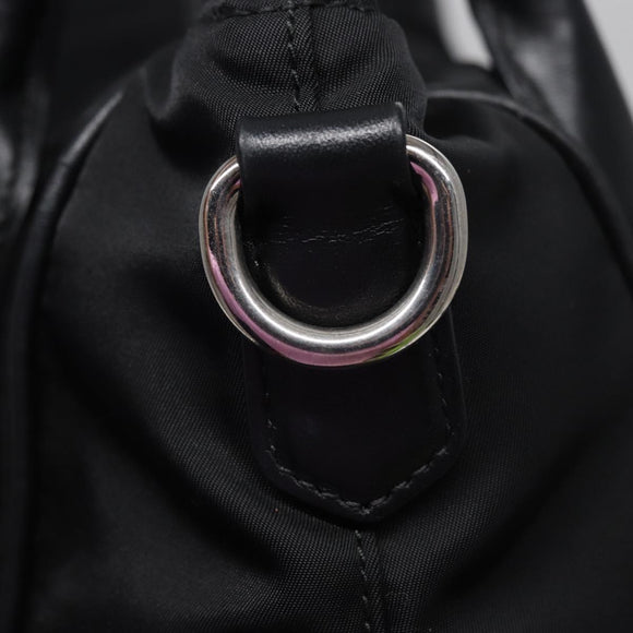 PRADA Shoulder Bag Nylon 2way Black Auth ki4556