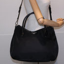 PRADA Shoulder Bag Nylon 2way Black Auth ki4556-26