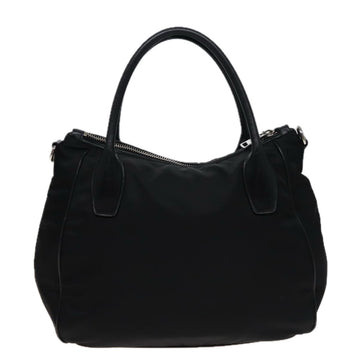 PRADA Shoulder Bag Nylon 2way Black Auth ki4556 - 0