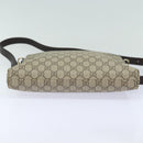 GUCCI GG Supreme Shoulder Bag PVC Beige 388924 Auth ki4557A-6