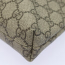 GUCCI GG Supreme Shoulder Bag PVC Beige 388924 Auth ki4557A-15